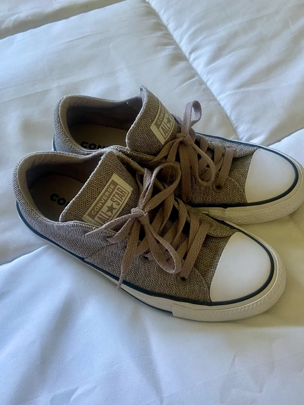 Converse All Star Women's Low-Top Sneakers in Taupe